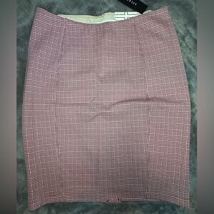 NWTs Liverpool Plaid Pencil Skirt Size 8 Petite